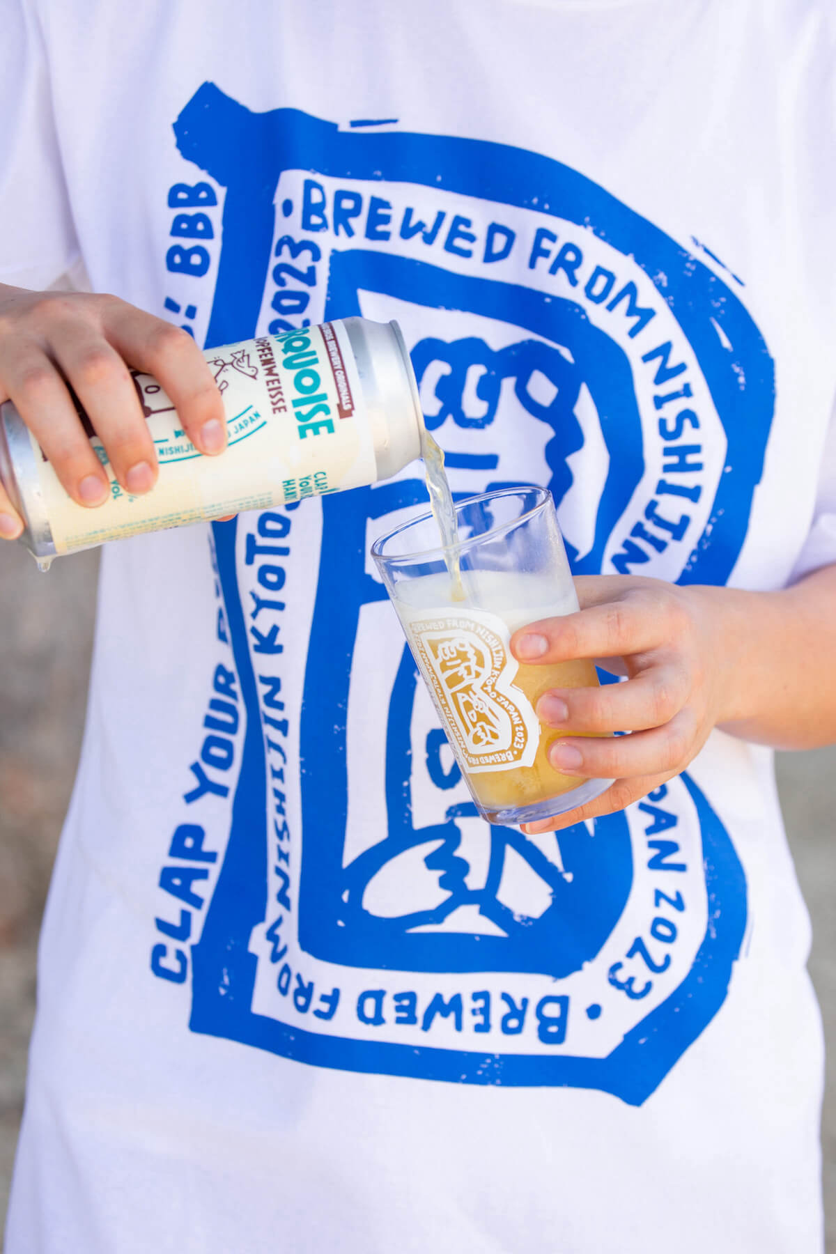 “Big B” T-shirt white